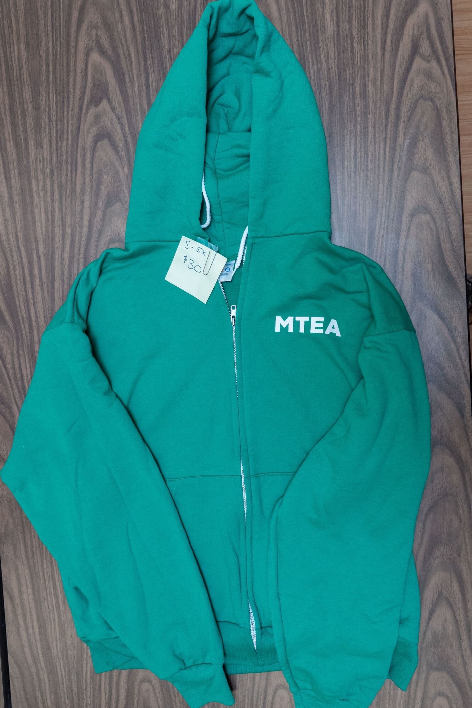 Green MTEA Zip-Up Hoodie